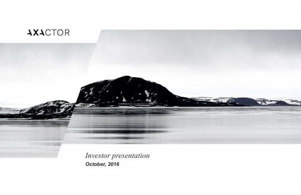 Axactor-Investor-Presentation-October_2016