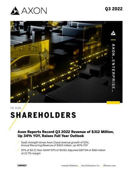 AXON_Q3_2022_ShareholderLetter