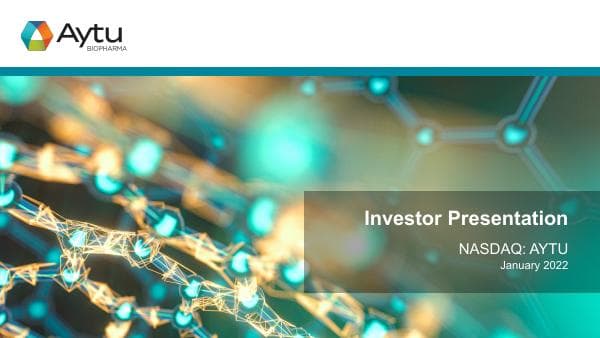 Aytu_BioPharma_Investor_Presentation_HCW_January_2022