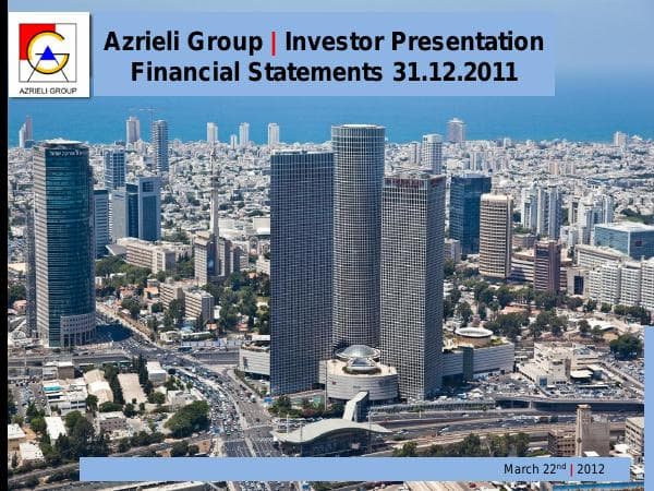 Azrieli-Group-31_12_2011-Presentation