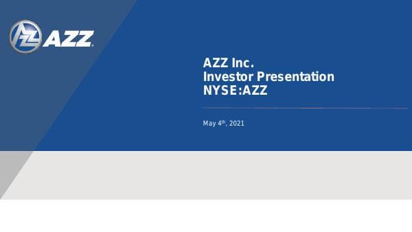 AZZ-Inc.-Investor-Presentation_v2021.05.03FINAL
