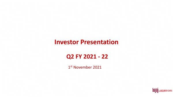 BAJAJCON_01112021182125_Exchanges_Investor_Presentation