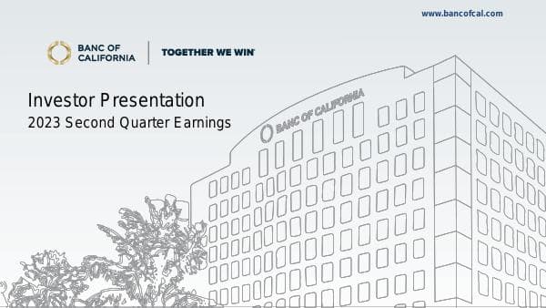 BANC-2Q23-Earnings-Presentation