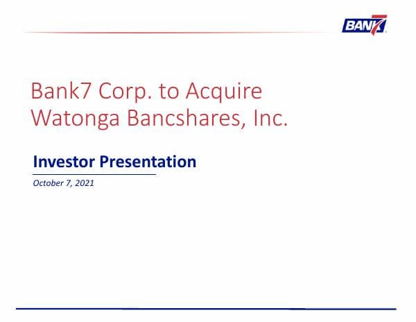 Bank7%20Corp.-WBI%20Acquisition%20Investor%20Presentation