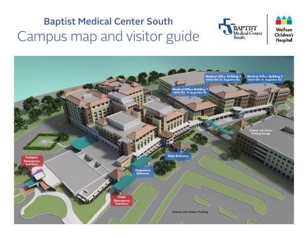 Baptist-Medical-Center-South_Campus-Map