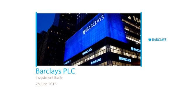 Barclays-Investment-Bank-Presentation