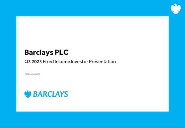 Barclays-Q32023-FI-Presentation