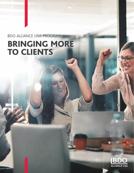 BDOSeidmanAllianceBringingMoreToClients