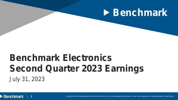 Benchmark Electronics__2023__978_94978