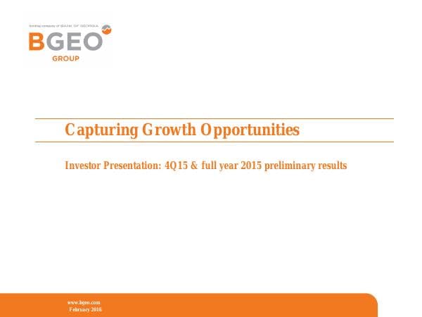 BGEO%20Group%20PLC%204Q15%20and%20FY15%20Results%20Presentation