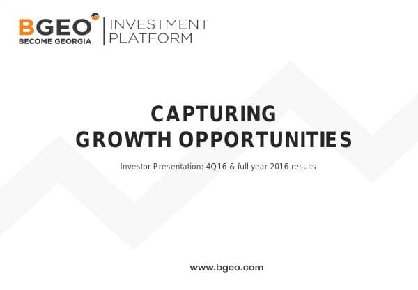 BGEO%20Group%20PLC%204Q16%20and%20FY16%20Results%20Presentation