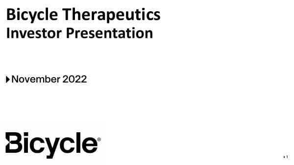 Bicycle Therapeutics_November_2022_485_89485