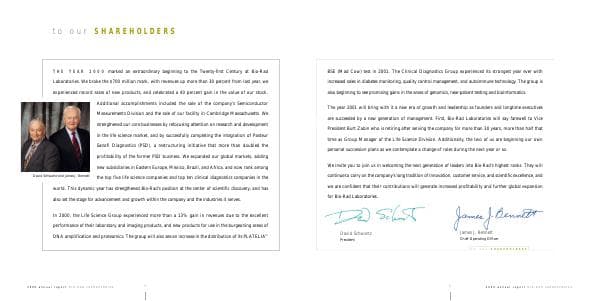 Bio-Rad Laboratories_2000_Annual_Report