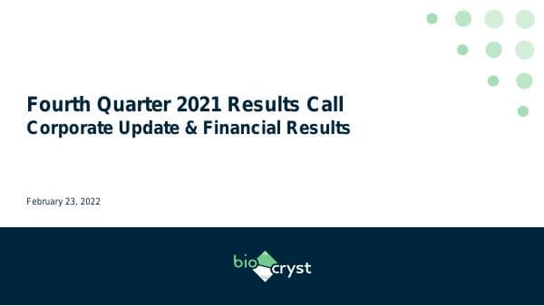 BioCryst Pharmaceuticals_February_2022_989_79989