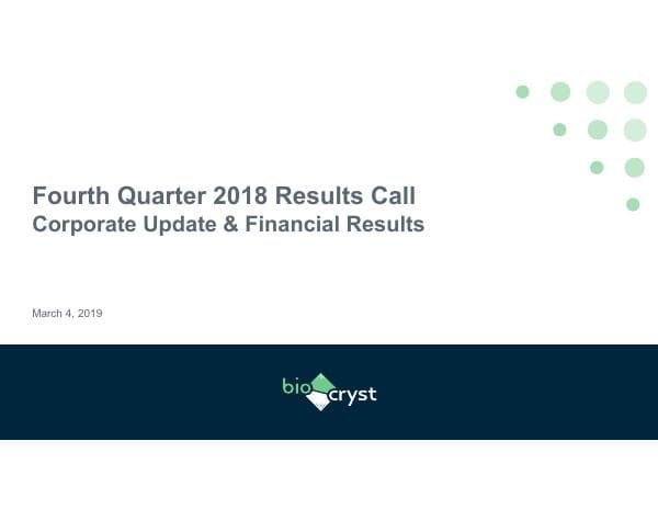 BioCryst Pharmaceuticals_March_2019_610_39610