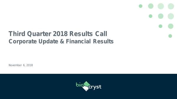 BioCryst Pharmaceuticals_November_2018_666_35666