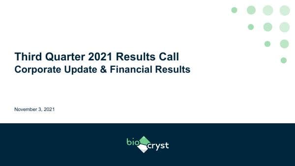 BioCryst Pharmaceuticals_November_2021_945_75945