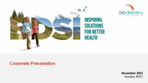 BioDelivery Sciences International_November_2021_316_76316