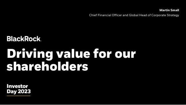 BlackRock-2023-Investor-Day-Shareholder-Value