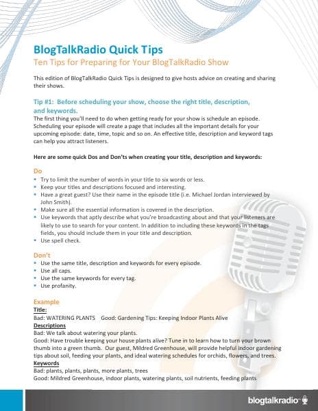 blogtalkradio_10tips_showprep