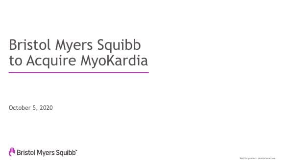 BMY-MYOK-Acquisition-Investor-Presentation