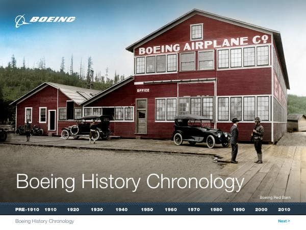Boeing-Chronology