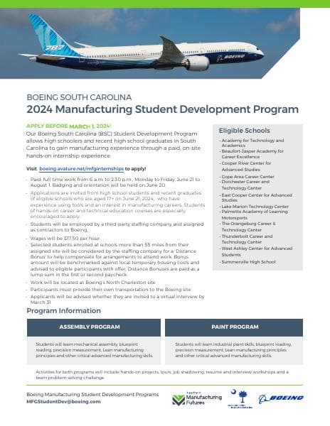 BoeingSouthCarolina_ManufacturingSummer_Flyer_2024-1