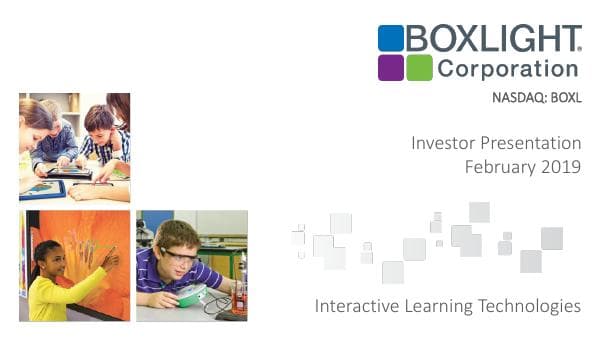 Boxlight-presentation