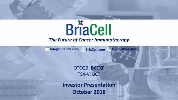 BriaCell%20-%20Investor%20Presentation%20-%202018Oct1