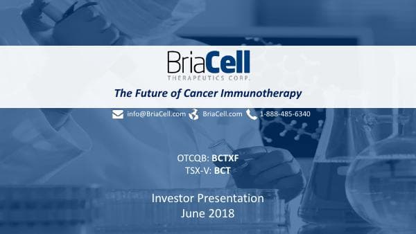 BriaCell%20-%20Investor%20Presentation%202018June19