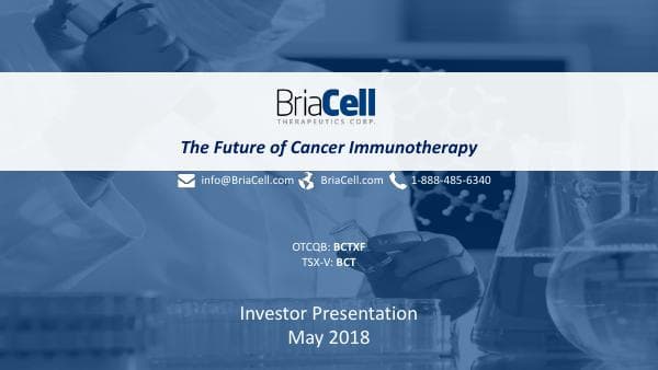 BriaCell%20-%20Investor%20Presentation%202018May17