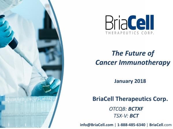 BriaCell%20Therapeutics%20Investor%20Presentation%202018Feb