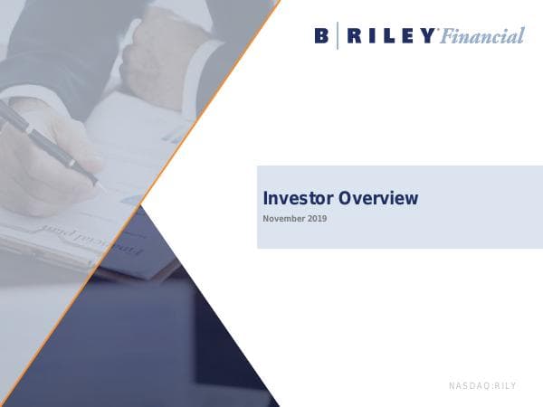 B.+Riley+Financial+Overview+-+November+2019