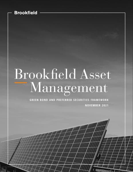 Brookfield_Asset_Management_Green_Bond_Framework