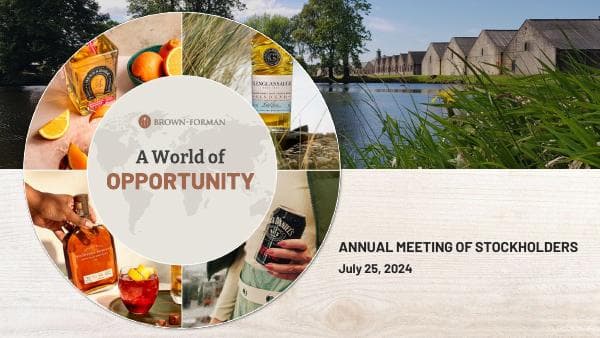 Brown Foreman Investor Day 2024