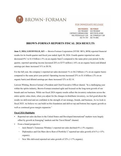 Brown-Forman-Earnings-Release
