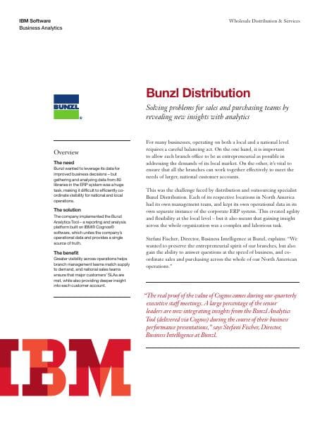 Bunzl-Distribution-Case-Study