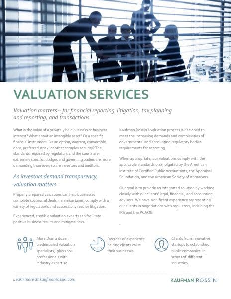 Business-Valuation-Kaufman-Rossin