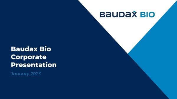 BXRX+January+JP+Morgan+Conf+1-8-2023+FINAL