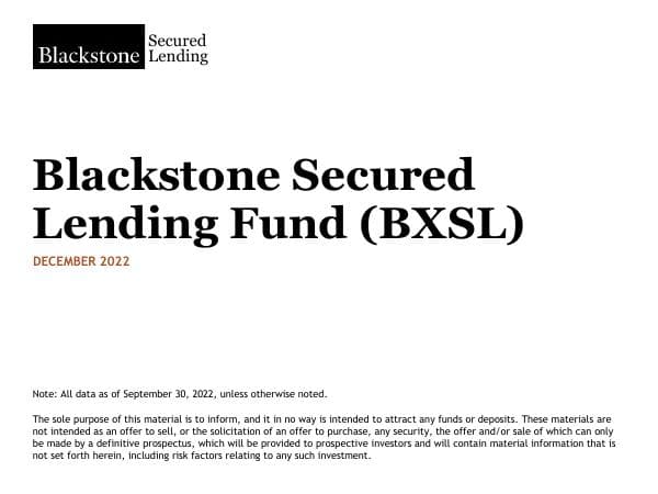 BXSL-3Q22-Investor-Presentation-vF