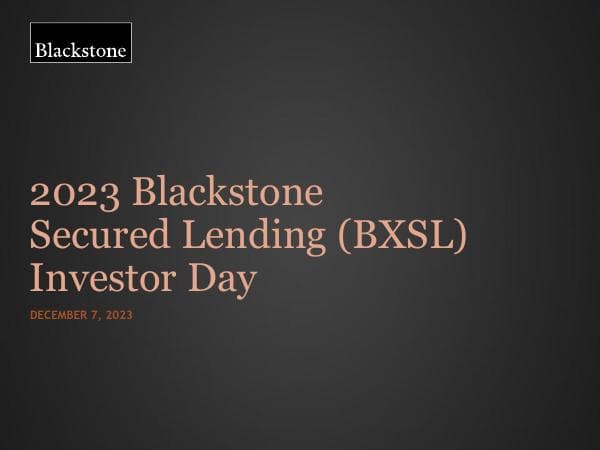 BXSL-Investor-Day-Presentation