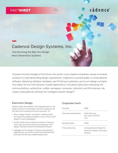 cadence-fact-sheet