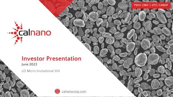 Cal-Nano-LD-Micro-Investor-Presentation
