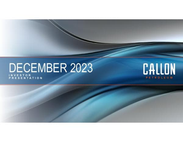 Callon+Investor+Deck_December+2023