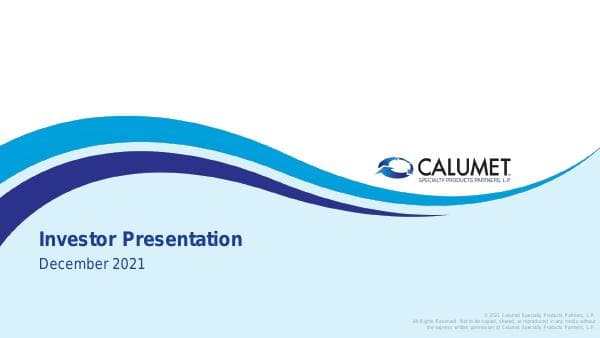 Calumet Specialty Products Partners_December_2021_512_77512