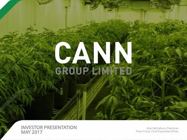 CANN-Group-May-2017-Investor-Presentation