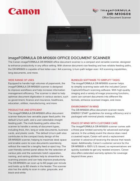 Canon-DR-M1060II-Brochure