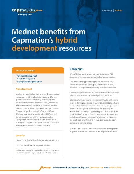 Capmation-CaseStudy-FullStack-Mednet