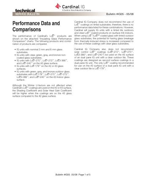 Cardinal-Technical-Service-Bulletin