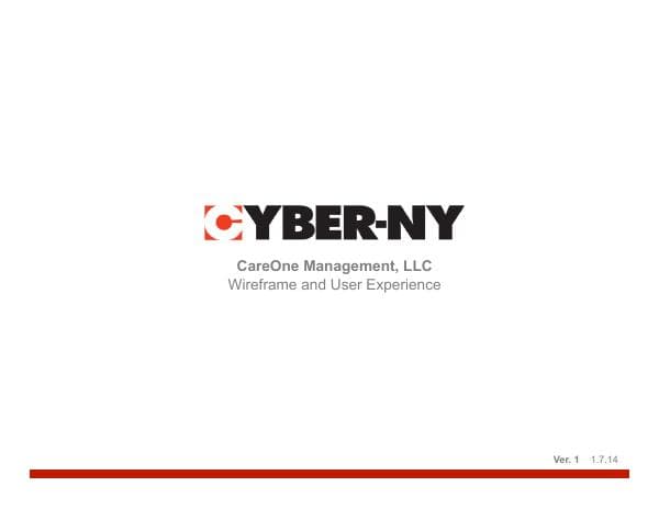 CareOne-Wireframes